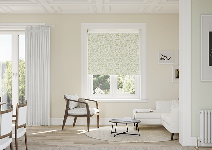 Hollies, Pale Green - Twist&Fit Roller Blind - Image 3